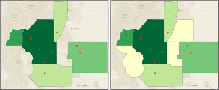 Keep all target features (left join) illustration Keep all target features (left join) illustration